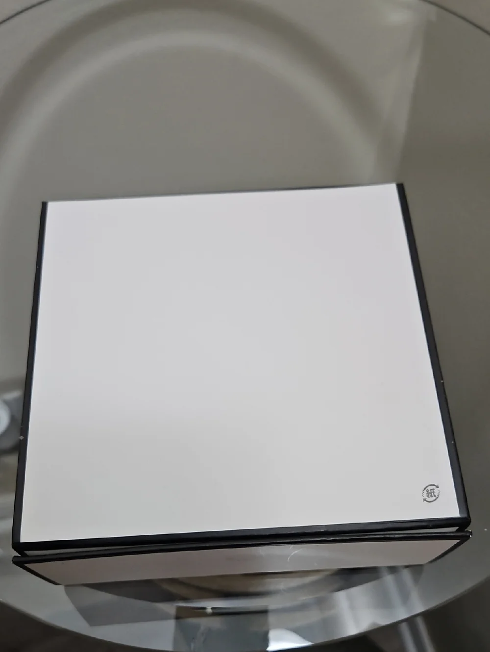 CHANEL Black and White Logo Gift Box